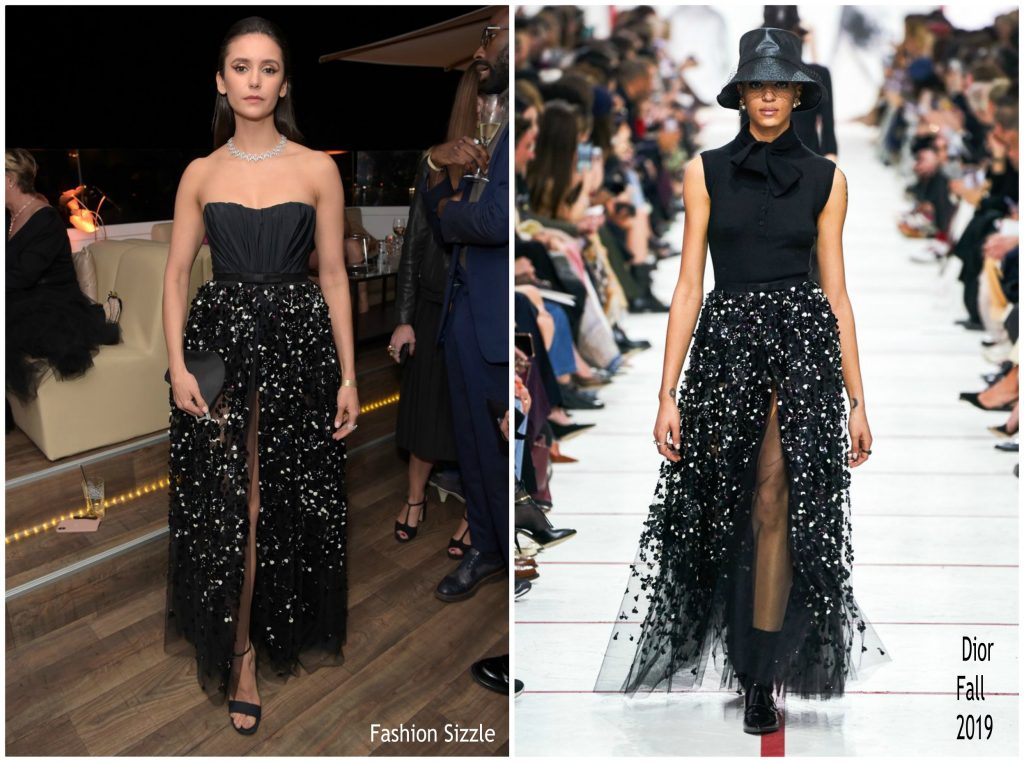 Nina Dobrev In Christian Dior @ “Once Upon a Time in Hollywood” Cannes ...
