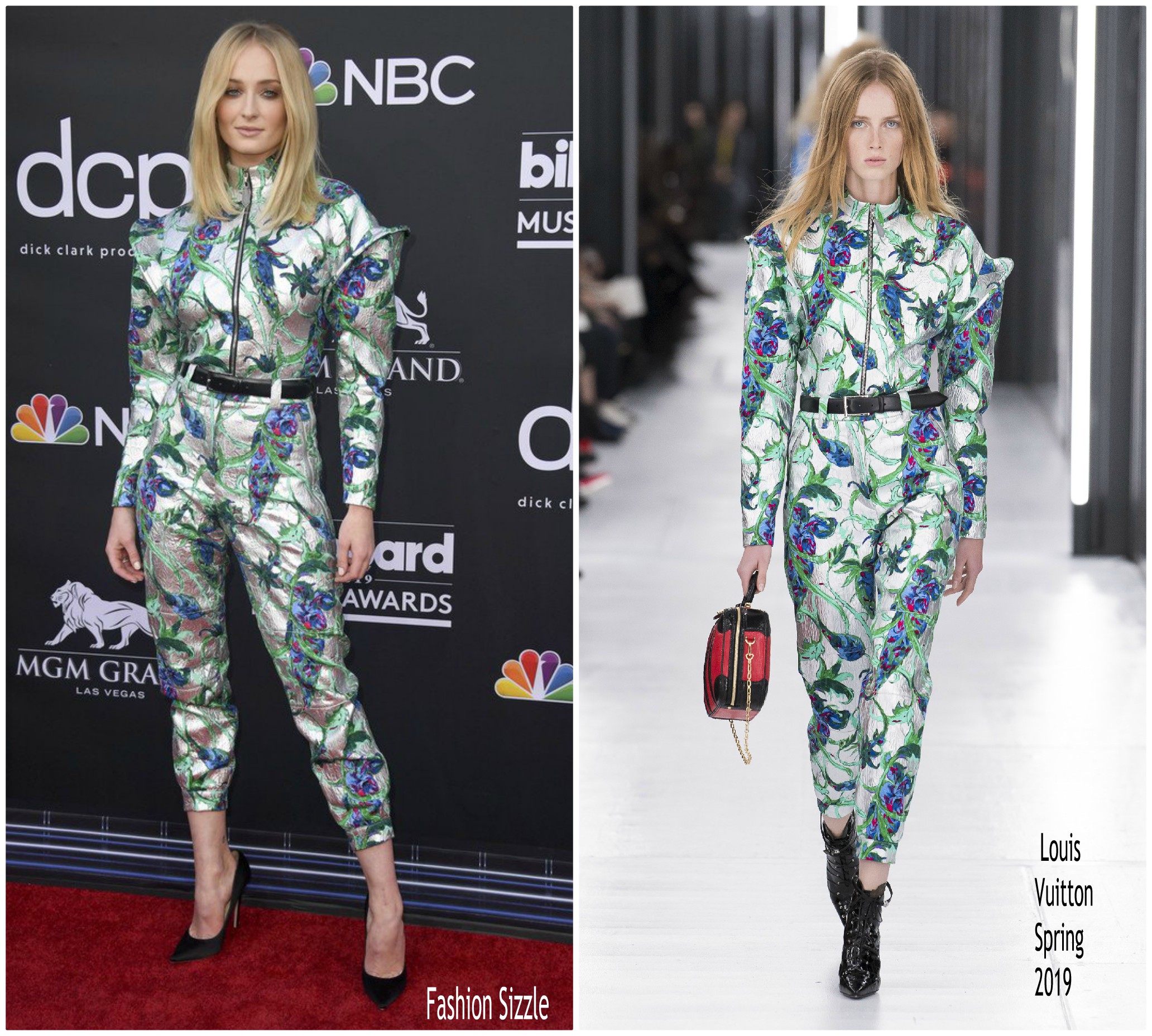 Sophie Turner in Louis Vuitton @ 2019 Billboard Music Awards - Fashionsizzle