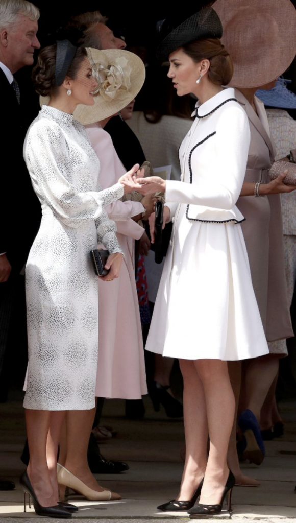 The Duchess of Cambridge & Queen Letizia of Spain and Queen Maxima of ...