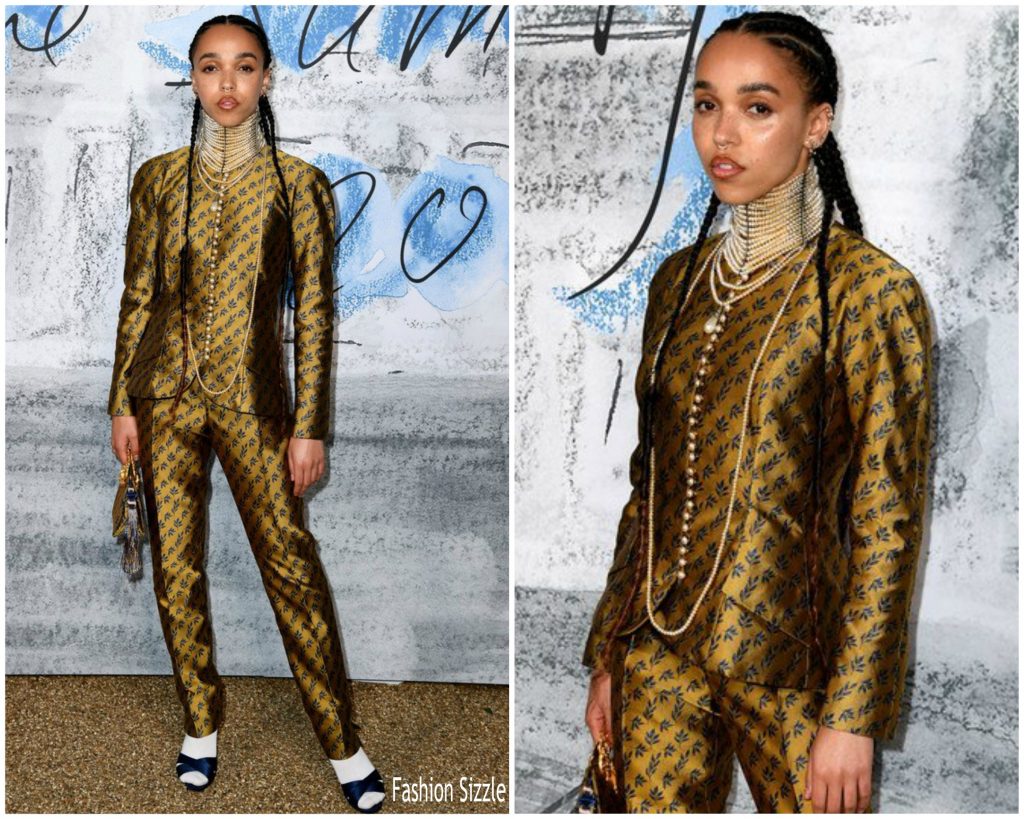 FKA twigs in Vintage Christian Dior @ the 2019 Serpentine Summer Party