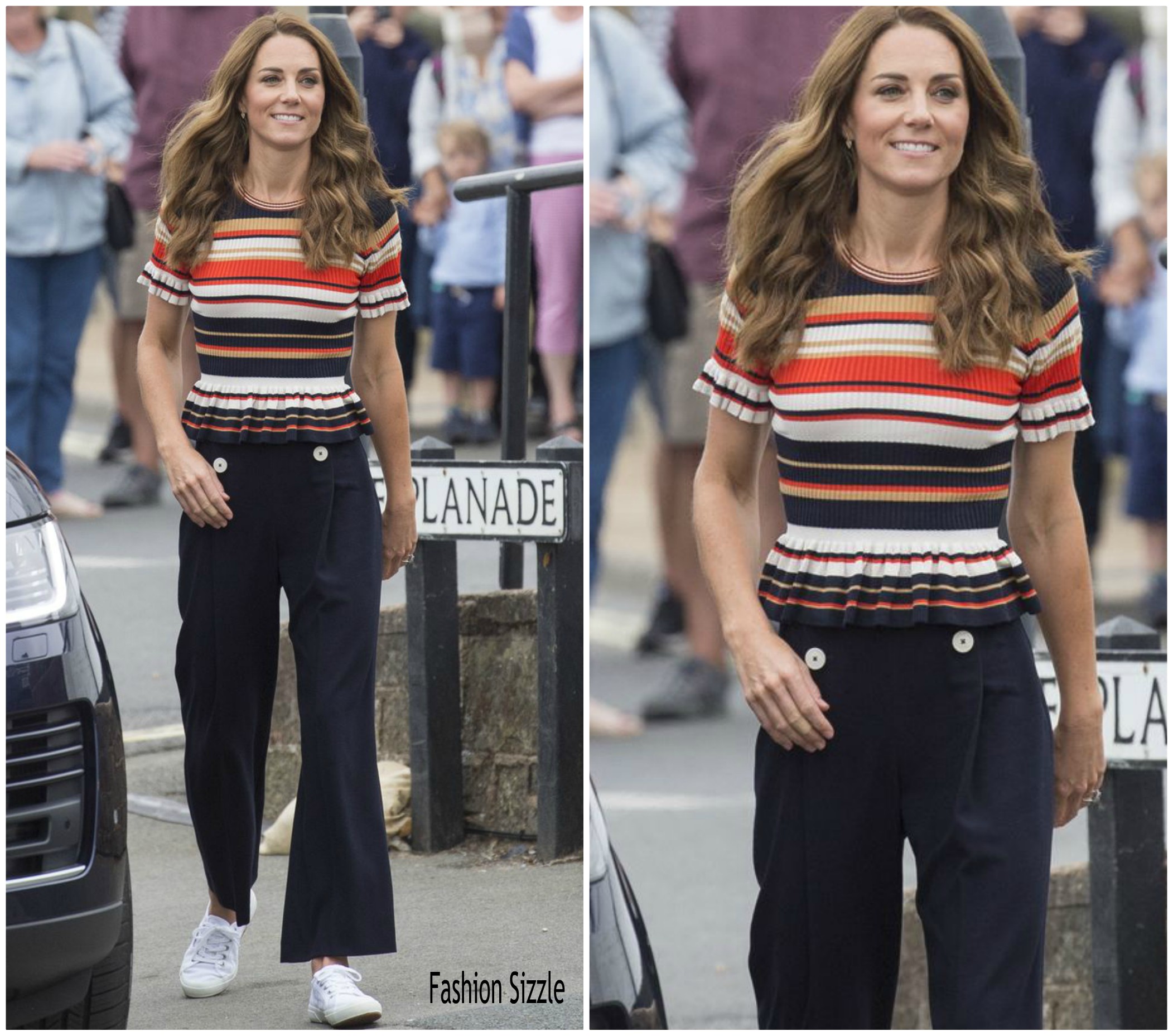 Catherine, Duchess of Cambridge  In Sandro & L.K.Bennett   @  Launch Of The Inaugural King’s Cup Regatta
