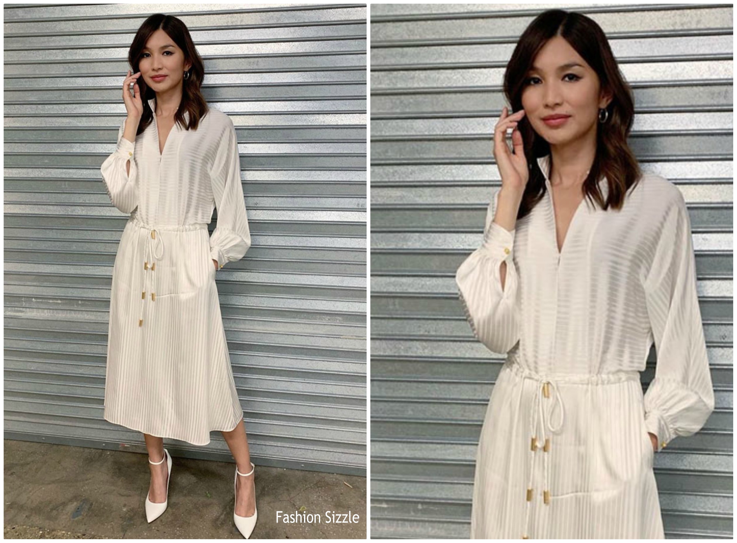 Gemma Chan  In Tory Burch     To Promote ‘I Am Hannah’  @ Build Series In London