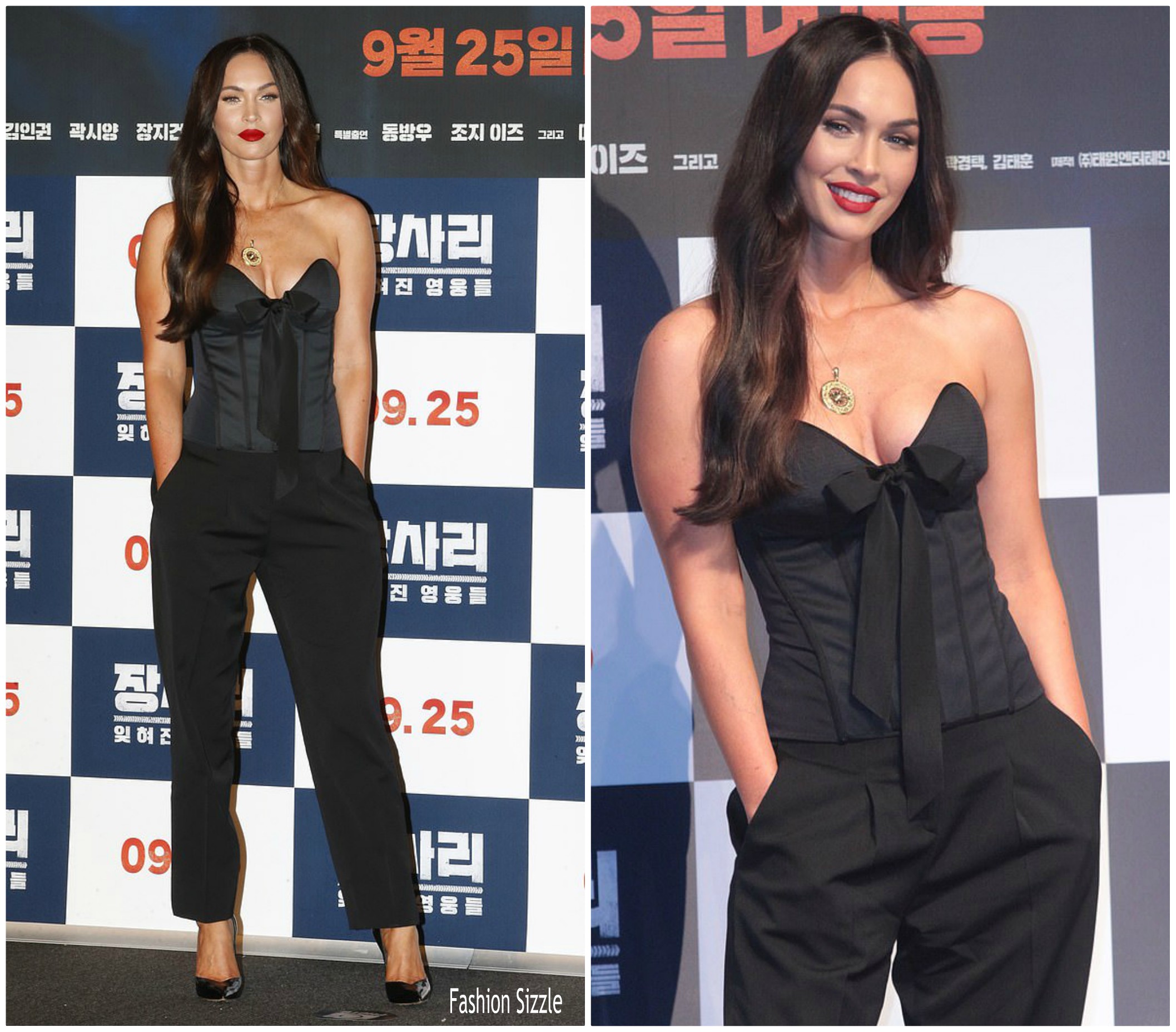 Megan Fox  In Olivier Theyskens  @ ‘Battle of Jangsari’ Photocall In South Korea