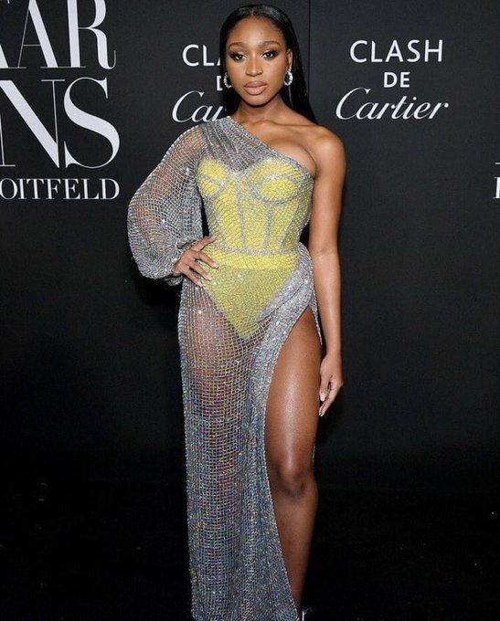 Normani  In   Rami Kadi Couture  @   Harpers Bazaar Icons Party