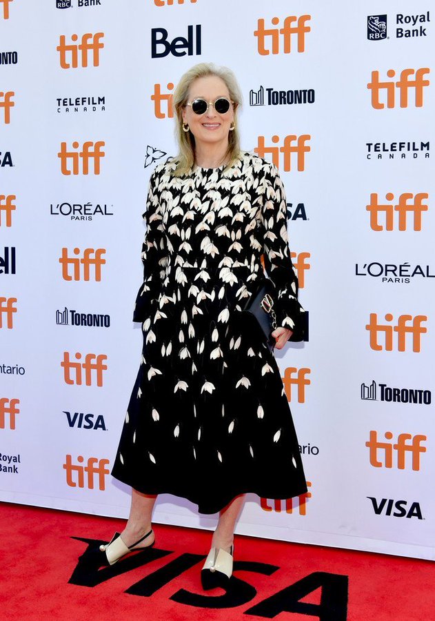 Meryl Streep In Valentino @ ‘The Laundromat’ Toronto Film Festival Premiere