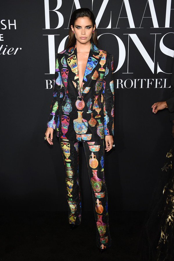 Sara Sampaio In   Versace    @ 2019 Harper’s Bazaar ICONS Event