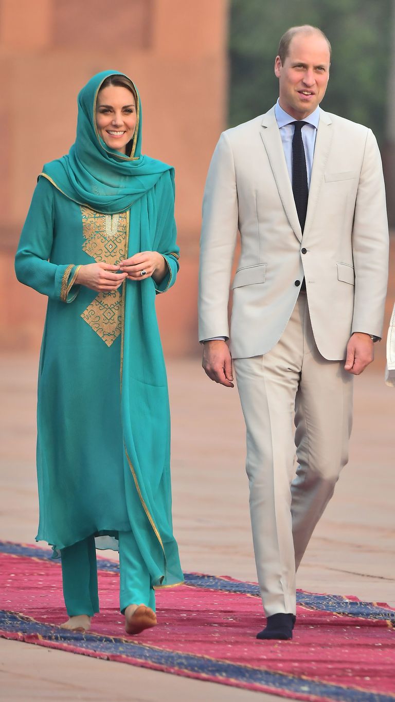 Catherine, Duchess of Cambridge  Wears Maheen Khan In Lahore