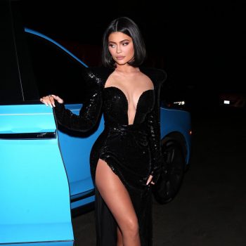 kylie-jenner-in-black-sequin-gown-sean-combs-50th-birthday-bash