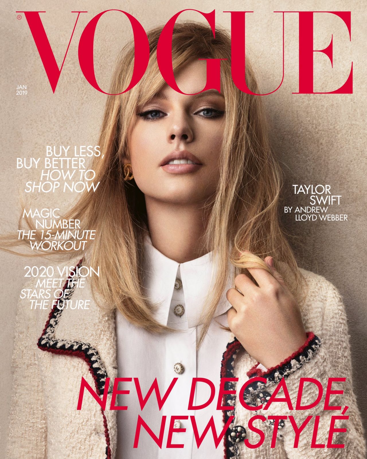 Taylor Swift  Covers Vogue UK January 2020
