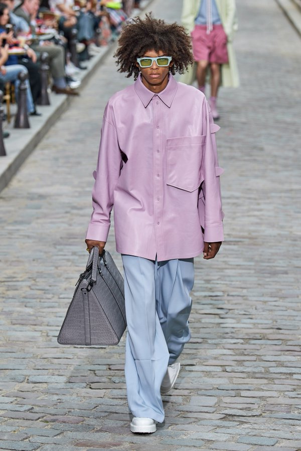 J Balvin attending the Louis Vuitton Menswear Spring Summer 2020