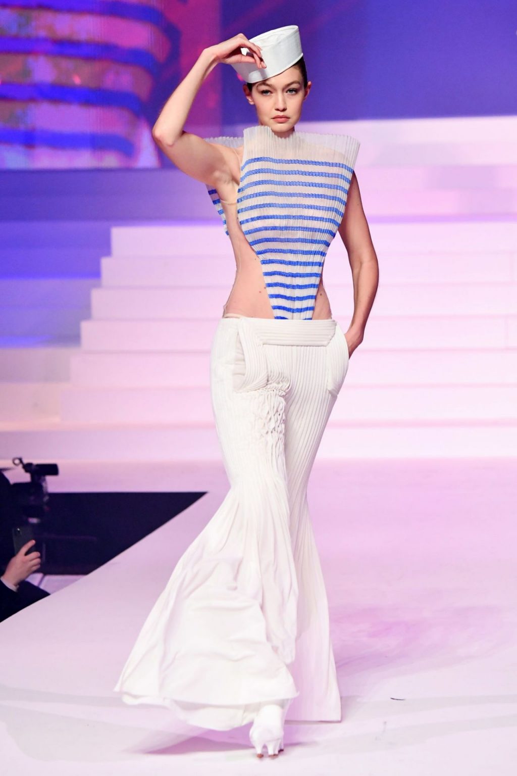 Gigi Hadid Walks Runway @ Jean-Paul Gualtier Haute Couture Show at ...