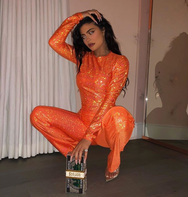 Kylie Jenner  In Saks Potts Jumpsuit @ Instagram Pic