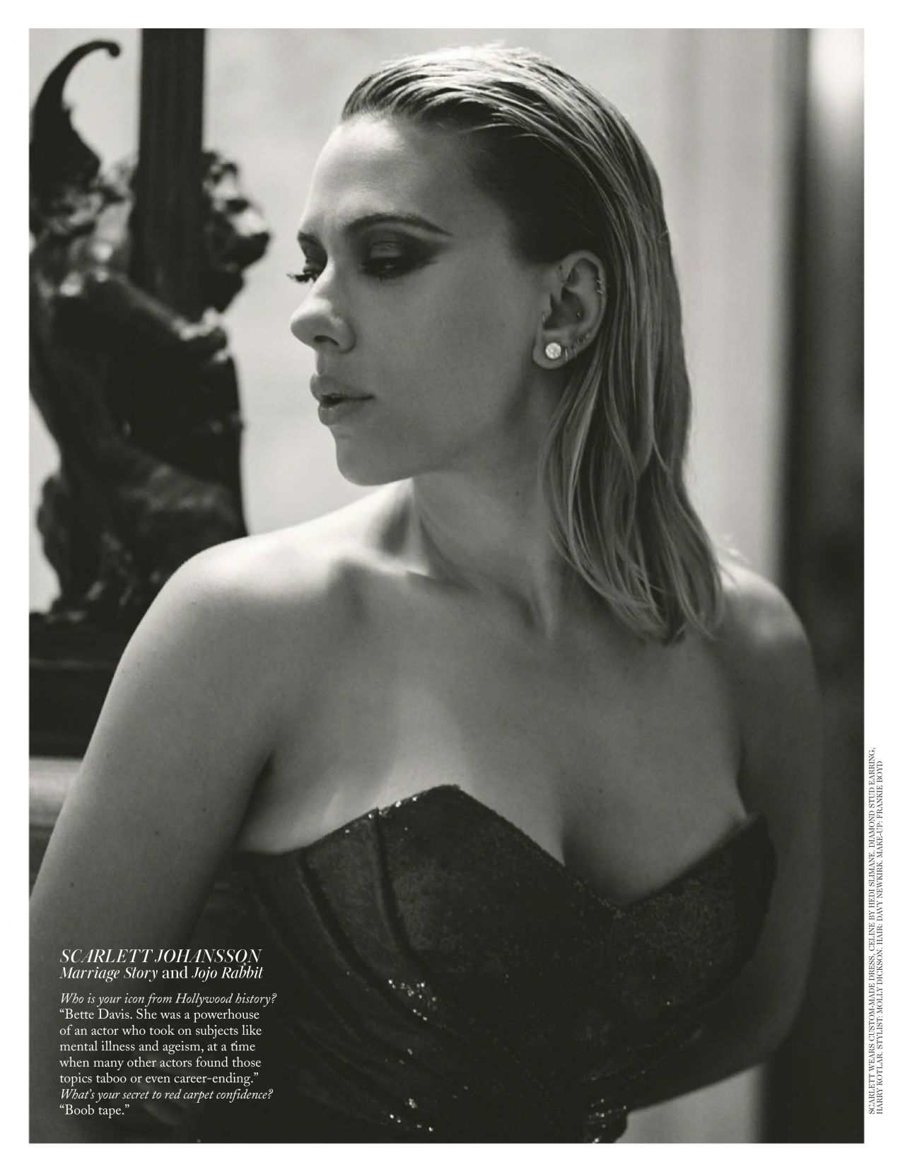 Scarlett Johansson Covers Vogue Uk February 2020 Fashionsizzle