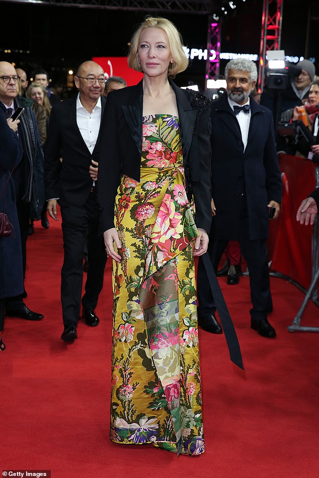 Cate Blanchett In  Dries van Noten @  ‘Stateless’ Berlinale Film Festival Premiere
