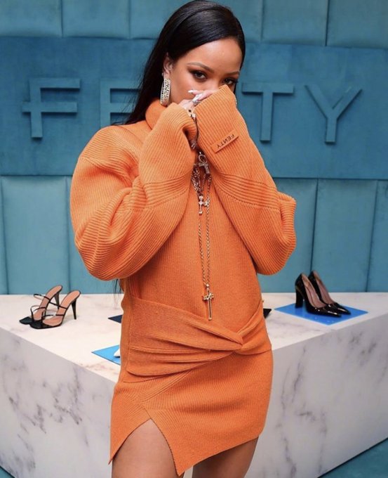 Rihanna Celebrates New Fenty Collection at Bergdorf Goodman