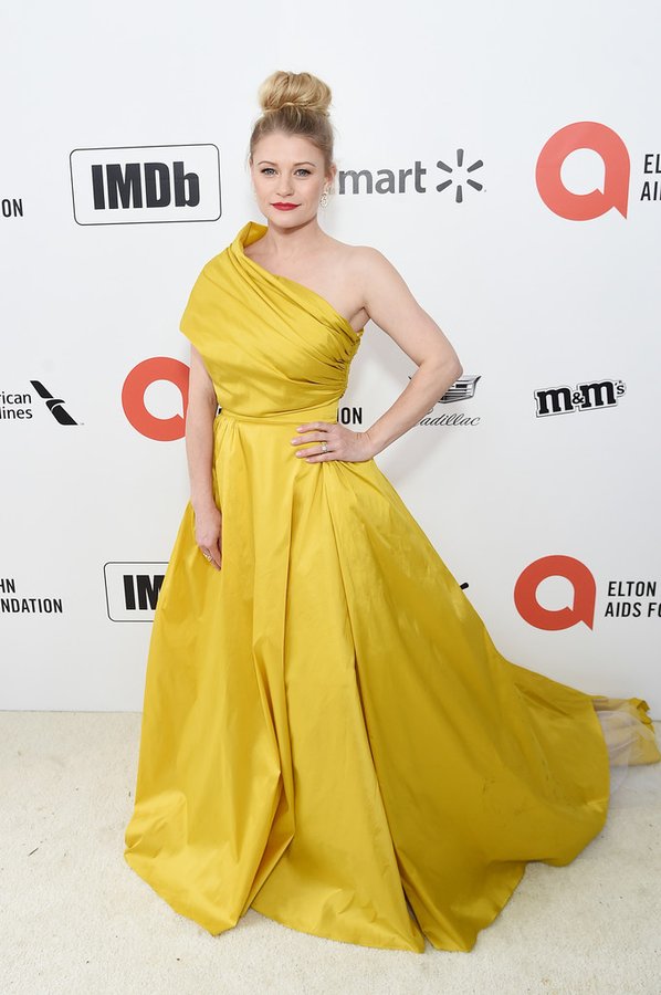 Emilie de Ravin In  Marmar Halim @  2020 Elton John AIDS Foundation Academy Awards Viewing Party