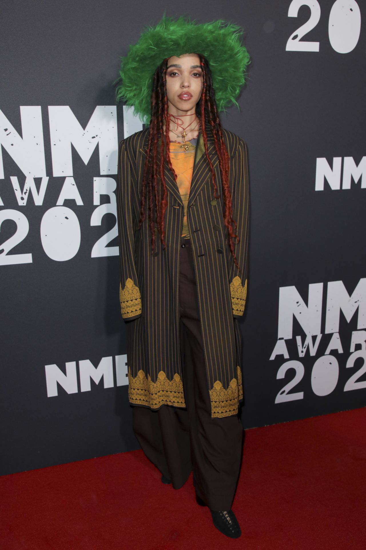 FKA Twigs  In   Vintage Jean Paul Gaultier  @  2020 NME Awards