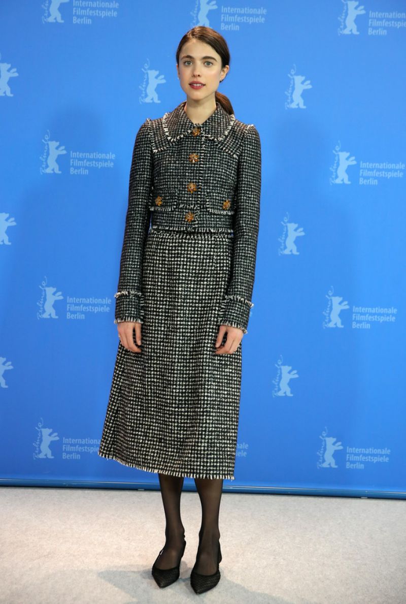 Margaret Qualley  In  Dolce & Gabbana @  “My Salinger Year” Photocall at Berlinale 2020