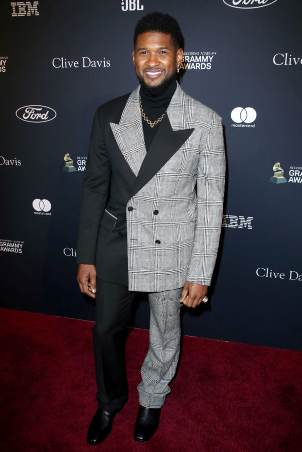 Usher   In Versace @  2020 Pre-GRAMMY Gala
