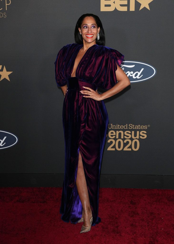 Tracee Ellis Ross In Christopher John Rogers @ 2020 NAACP Image Awards
