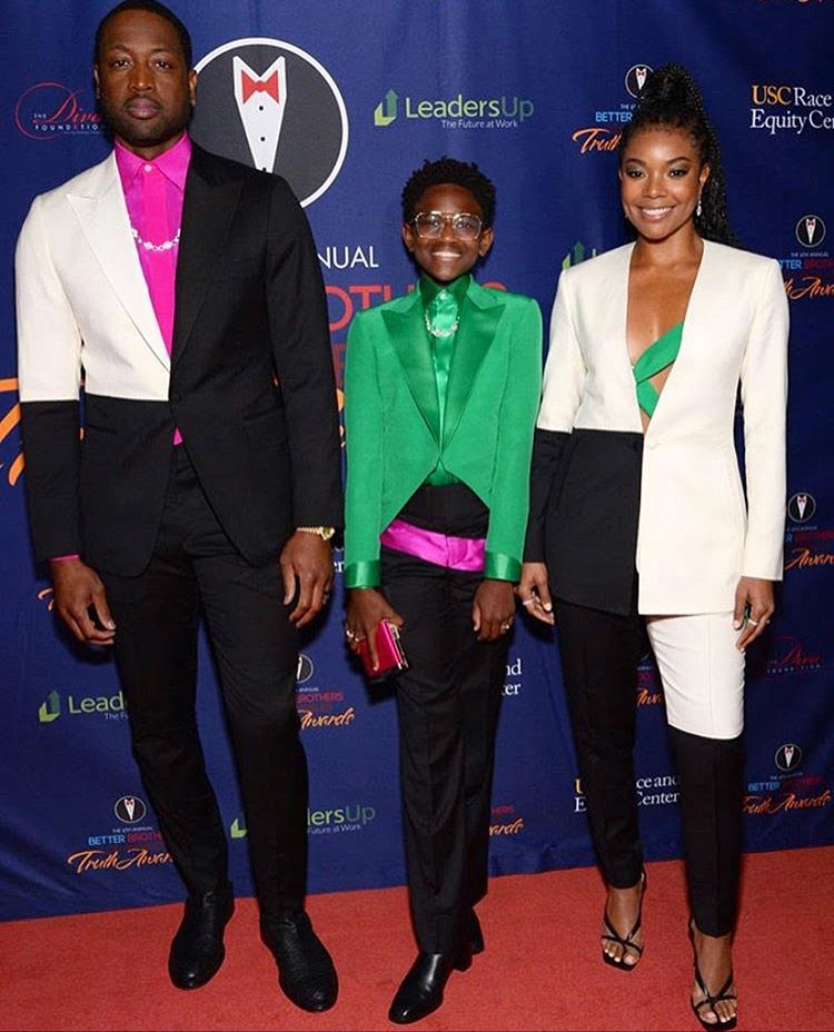 Dwyane Wade, Zaya Wade and Gabrielle Union  In  Rich Fresh  @  Better Brothers Los Angeles’ 6th Annual Truth Awards