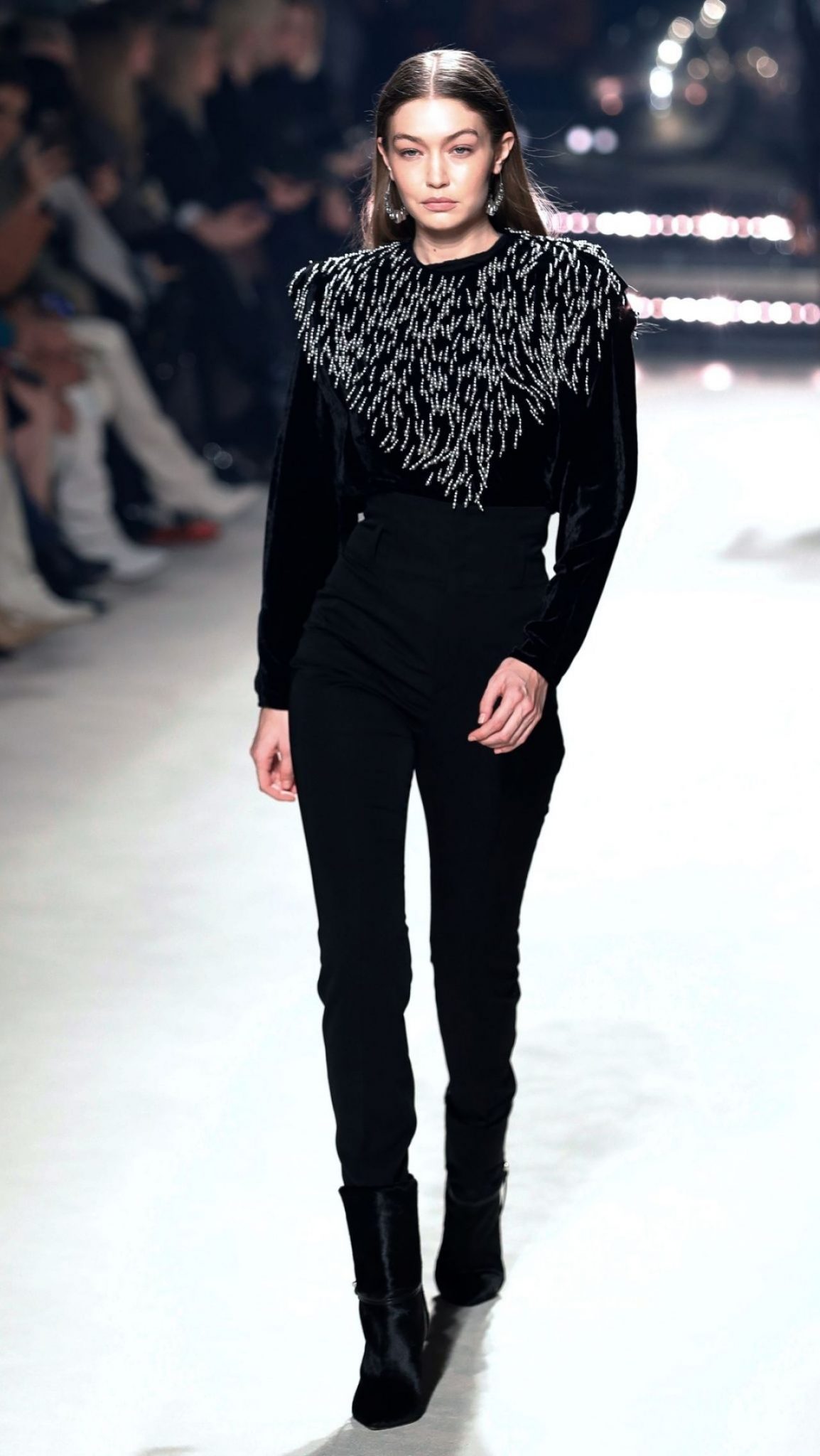 Gigi Hadid Walks Runway @ Isabel Marant Show at Paris Fashion Week