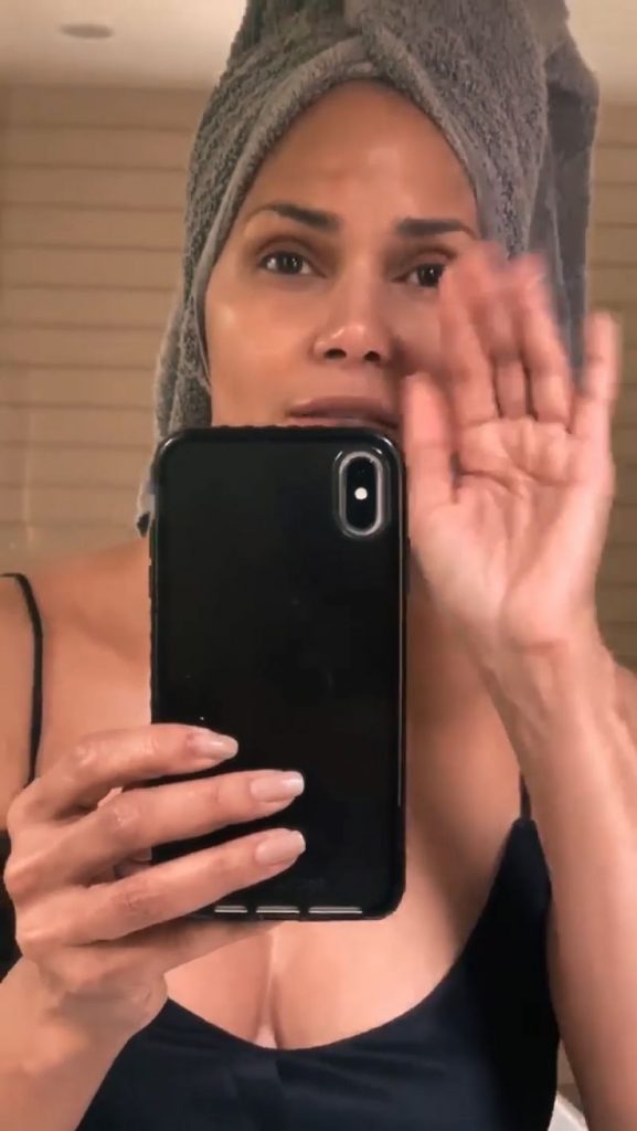 Halle Berry Shares Self Care Post On Instagram Fashionsizzle