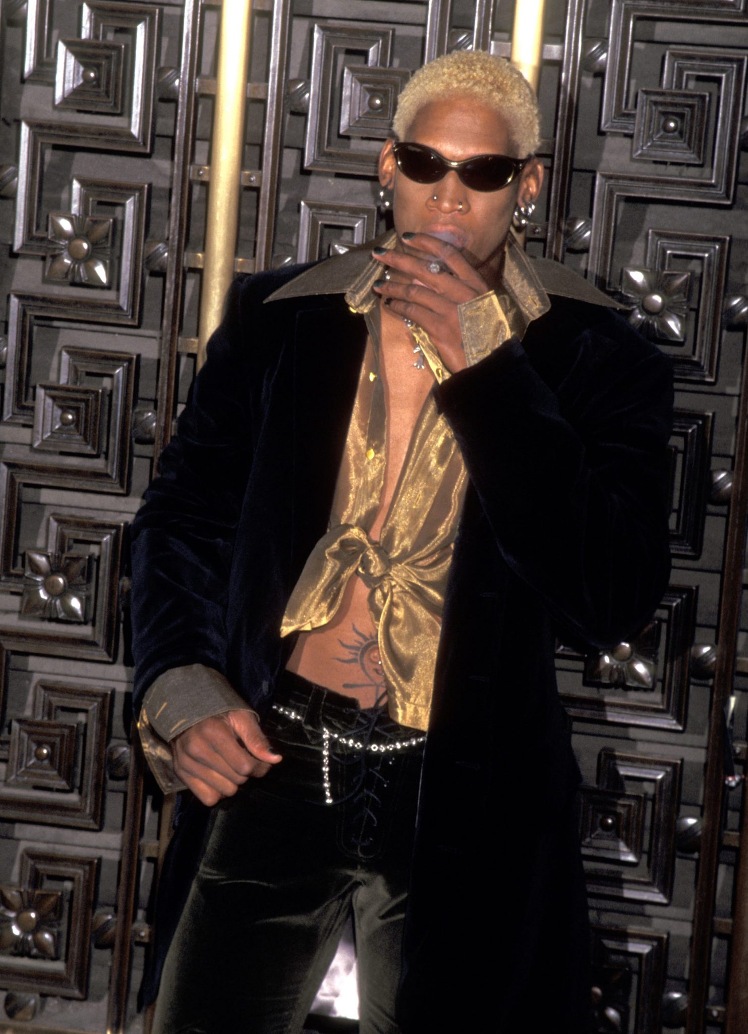 Dennis Rodman Iconic Hair And Outfits