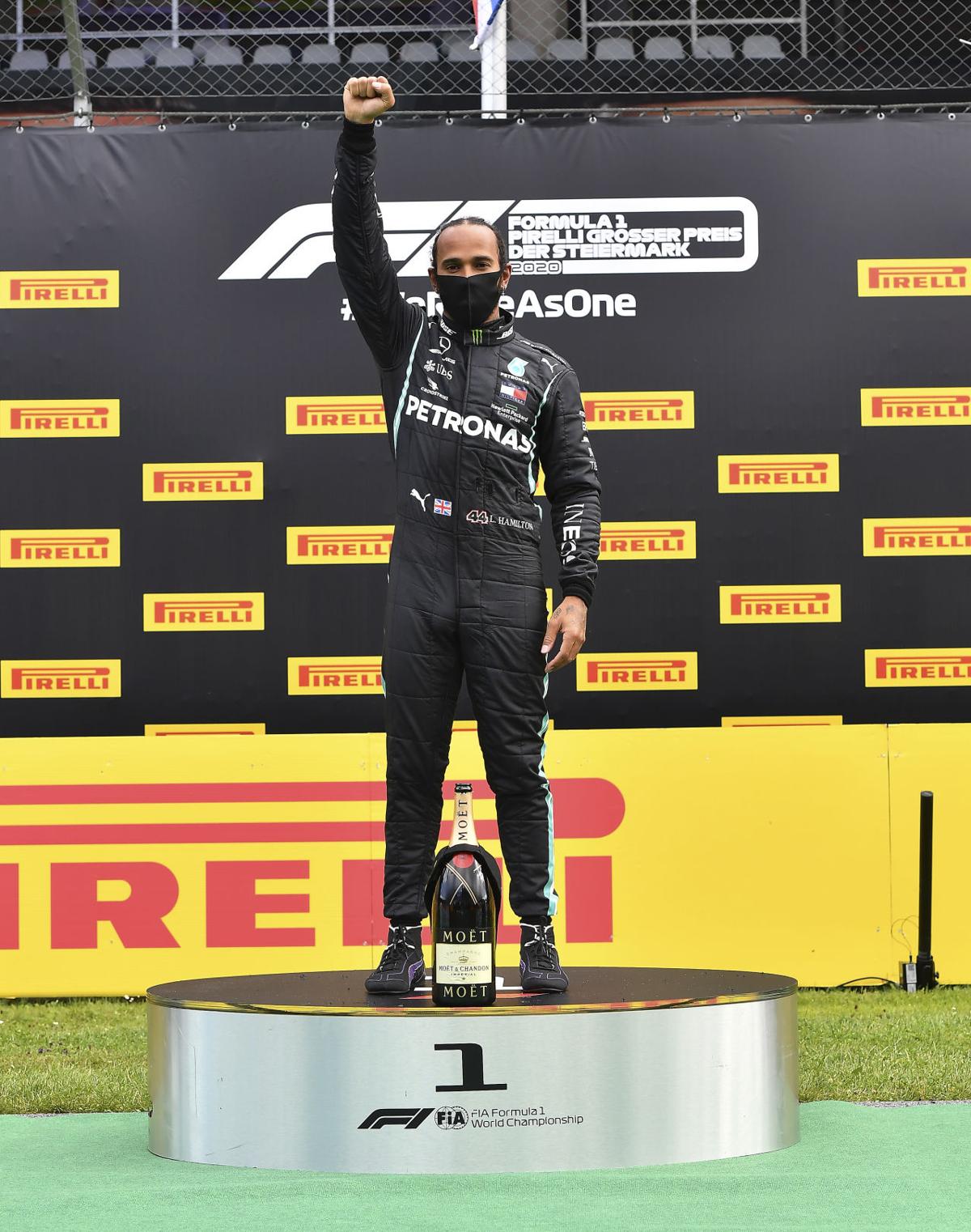 Lewis Hamilton Shows His Support For The Black Lives Matter Movement During His  Styrian Grand Prix Victory