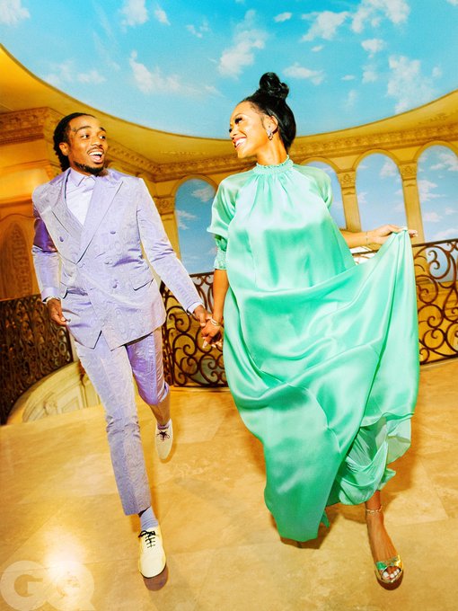 Quavo & Saweetie  Share Their ” LOVE STORY” For GQ