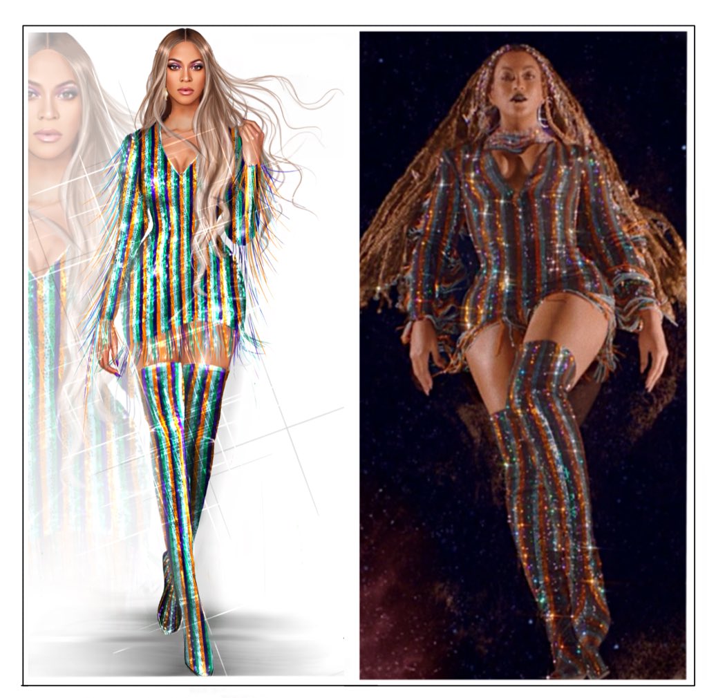 Beyonce In  Vrettos Vrettakos  For Black Is King “Find Your Way Back”  Video
