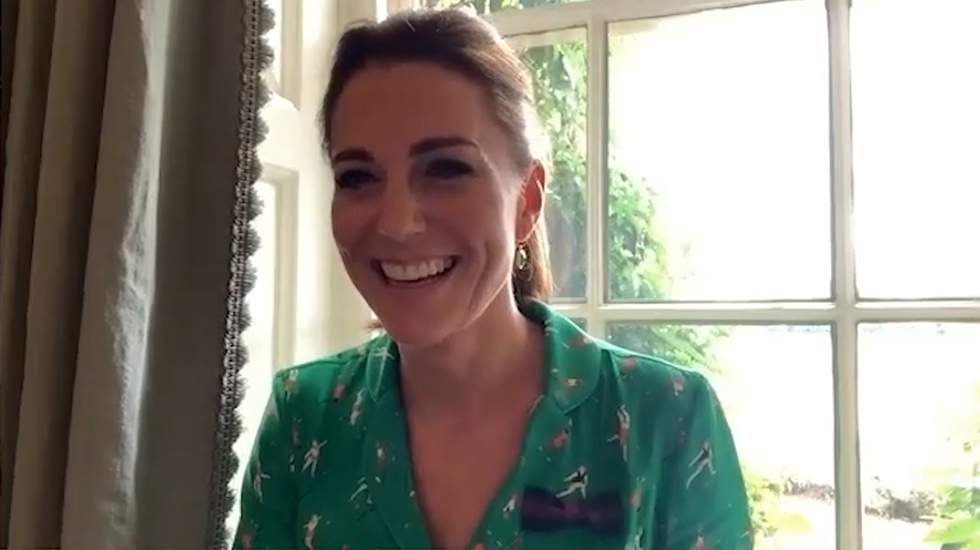 Kate Middleton  &  Andy Murray Video Call July 10, 2020