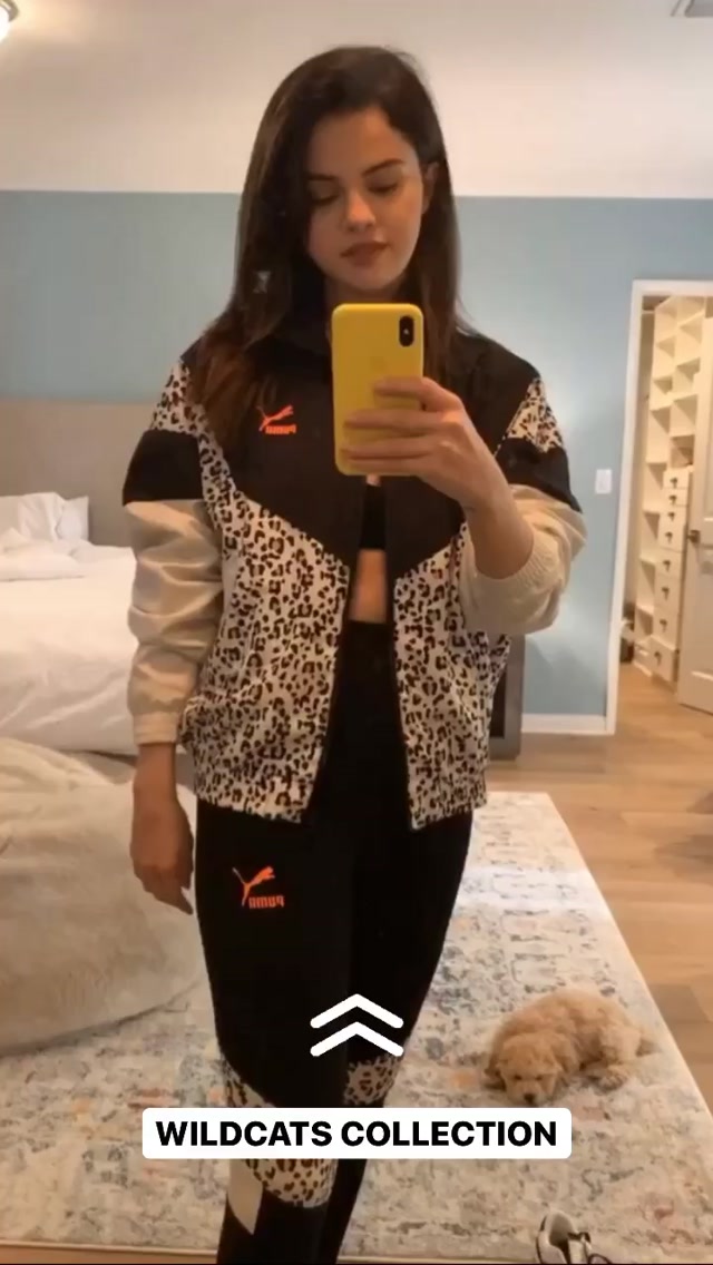 Selena Gomez In  Puma- Instagram Story August 15, 2020