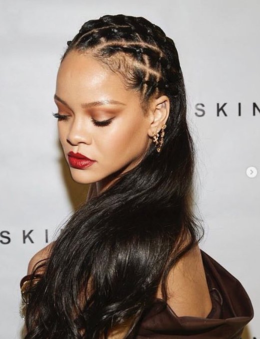 Rihanna Wore Fenty To The Virtual Pre-Launch Party For FENTY SKIN
