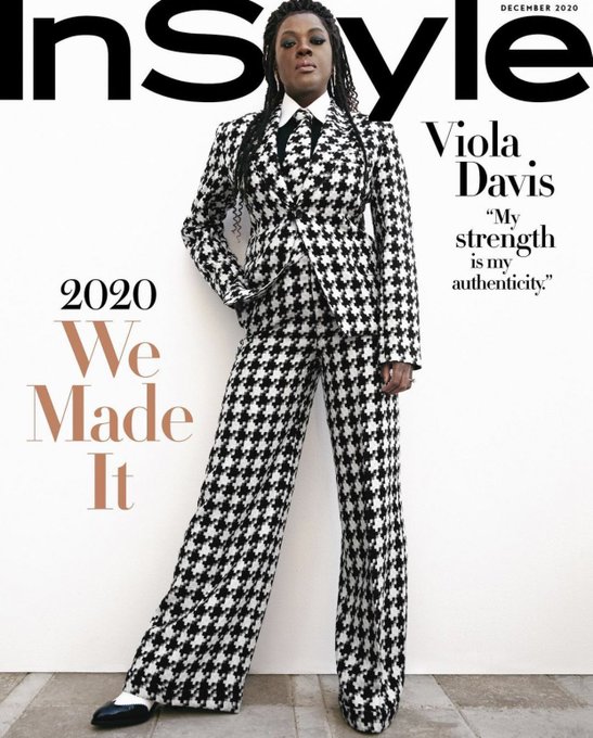 Viola Davis Covers InStyle  Magazine December 2020
