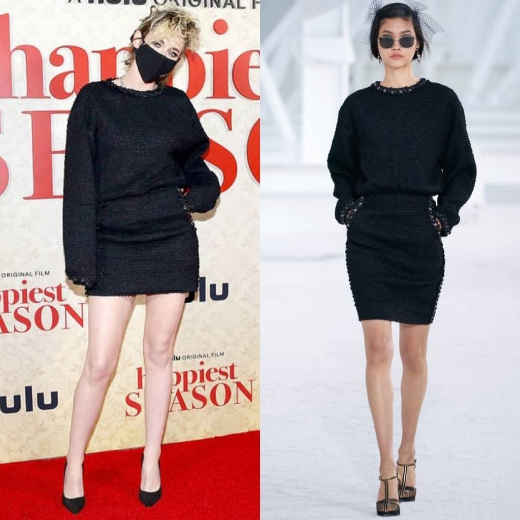 Kristen Stewart In Chanel  @  ‘Happiest Season’ LA Premiere