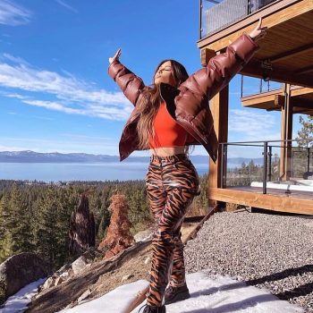 kim-kardashian-wearing-tiger-print-vinyl-pants-instagram