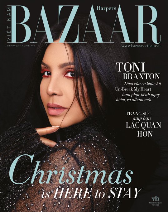 Toni Braxton Covers Harper’s Bazaar Vietnam’s ICON Issue