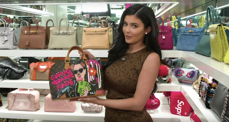Kylie Jenner Tours Her ”Sizzlerz” Purse Closet