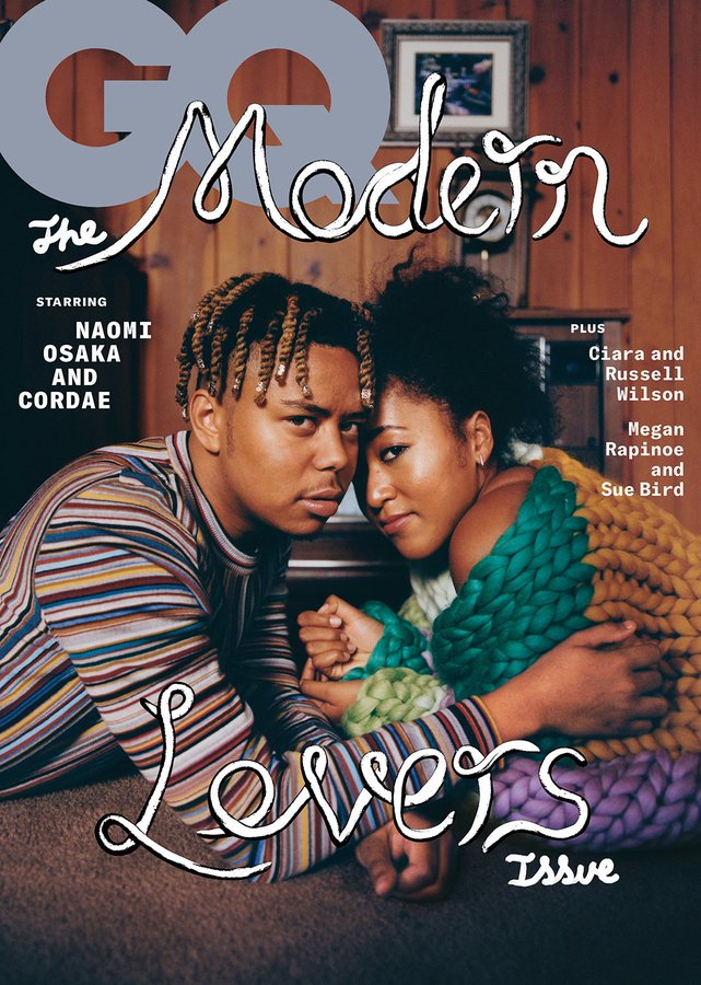 Naomi Osaka & Cordae On The Cover Of GQ’s ‘Modern Lovers Issue’