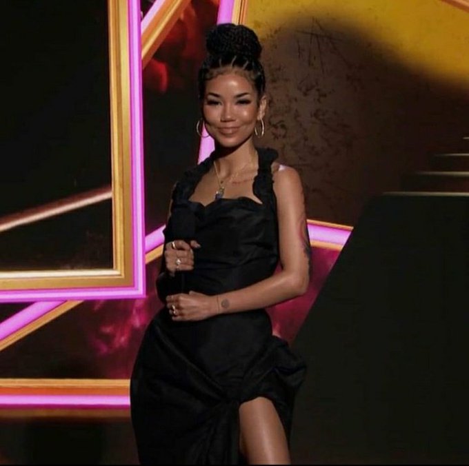 Jhené Aiko Wore  Andreas Kronthaler for Vivienne Westwood @ 2021 ‘Grammy Awards