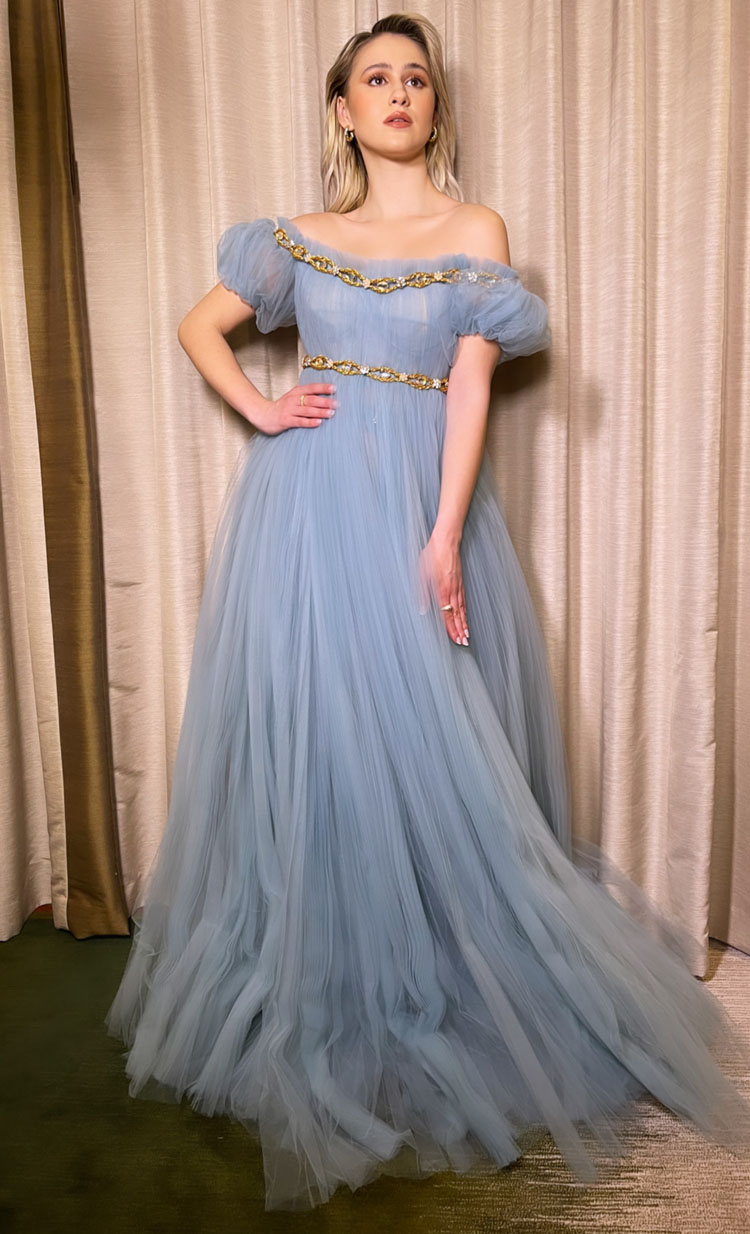 Maria Bakalova Wore Dolce & Gabbana @  The 2021 Independent Spirit Awards