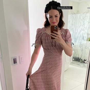 mandy-moore-wore-christy-dawn-dress-instagram-story-may-2-2021