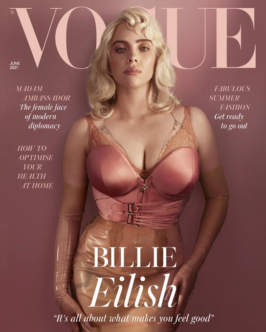“Billie Eilish Covers The June 2021 Issue Of British Vogue”