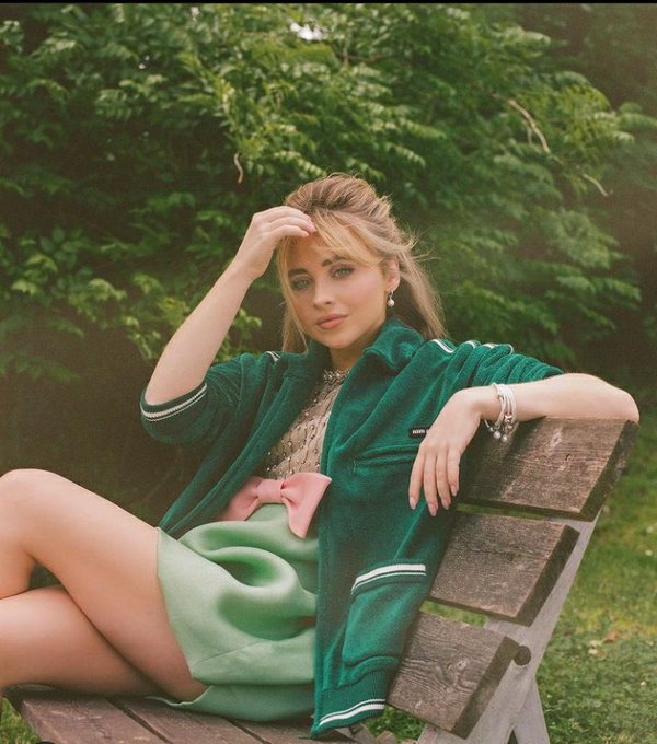 Sabrina Carpenter Wears Miu Miu For  Flaunt Magazine In The Garden Issue 