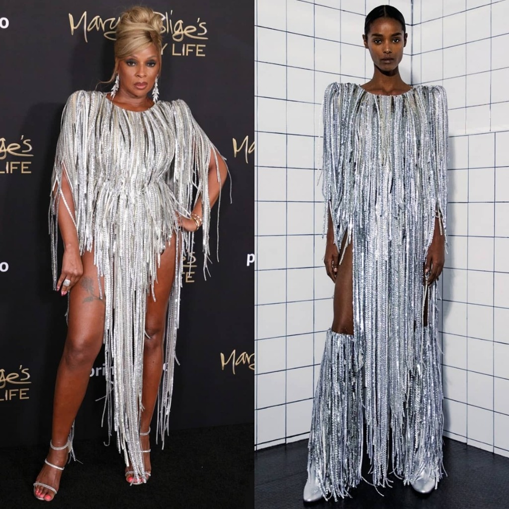 Mary J Blige Wore Alexandre Vauthier Haute Couture To The 'My Life