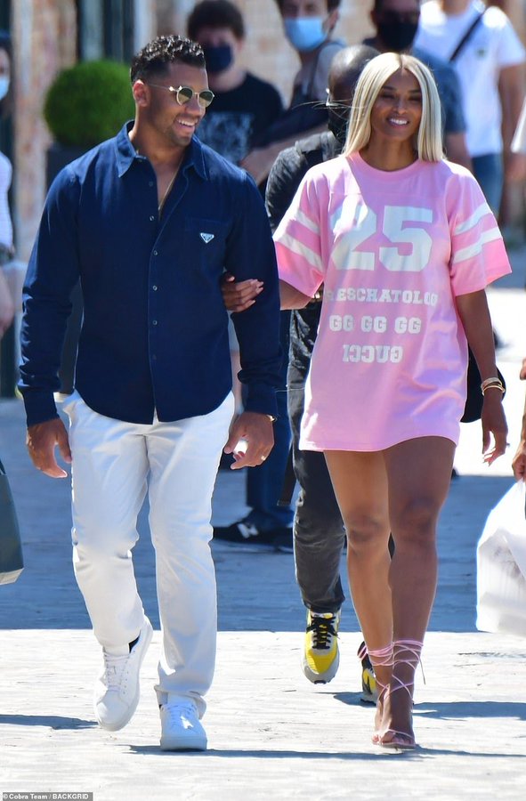 Ciara & Russell Wilson  Had a Romantic Vacation To Italy