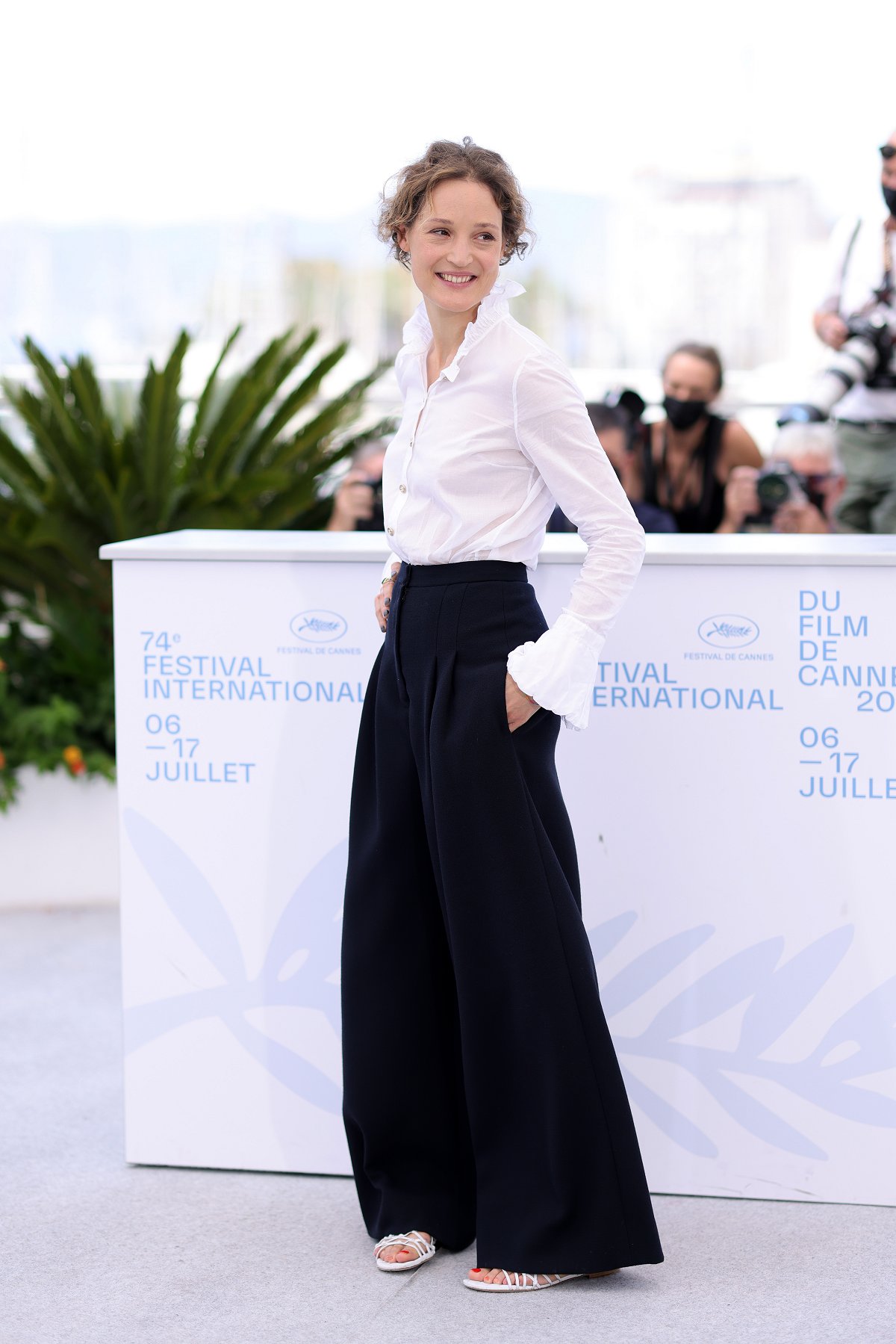 Vicky Krieps Wore Chanel   @ “Hold Me Tight” Photocall