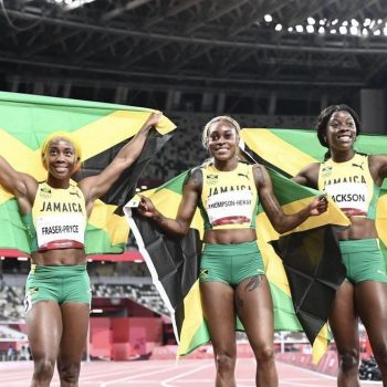 elaine-thompson-herah-breaks-olympic-record-leads-jamaican-sweep-in-womens-100m-final