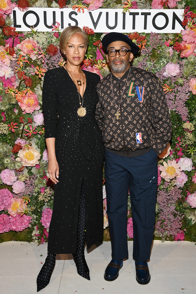 Tonya Lewis Lee  @ Spike Lee Attends the Louis Vuitton  Cannes Dinner at Fred L’Ecailler